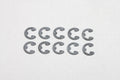 Yokomo ⌀4mm E-clip (10pcs) ZC-411A