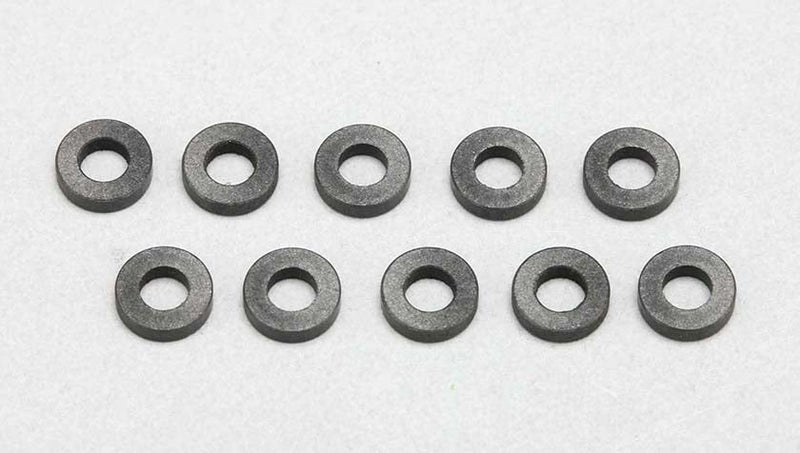 Yokomo 3mm Teflon Spacers for Suspension Arm 3×6×1.5mm (10pcs) ZC-T3615