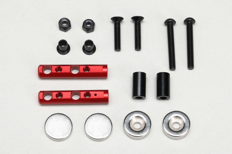 Yokomo Magnet Rear Body Mount for Drift Car (Red) - ZS-016MGRR