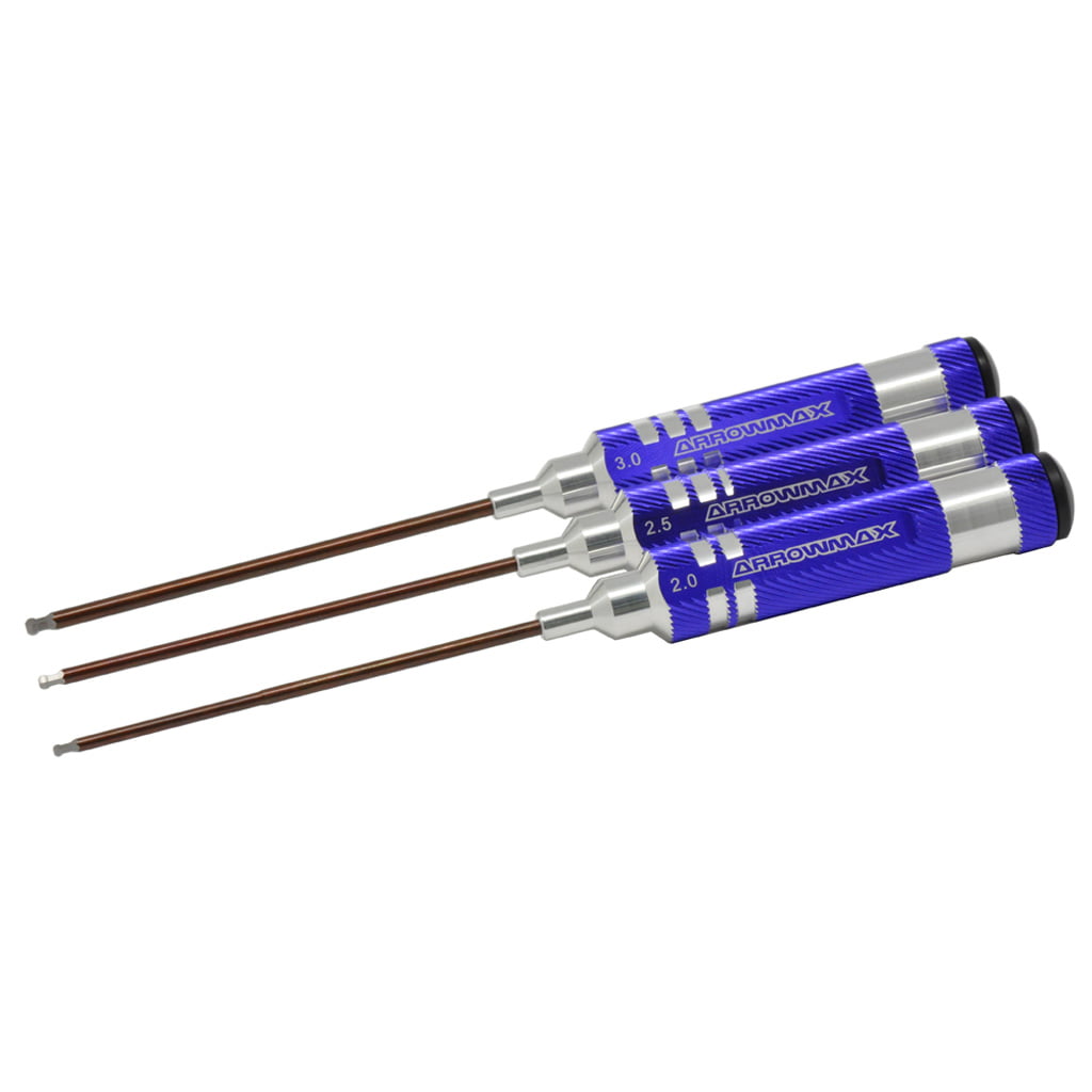 Arrowmax Ball Driver Hex Wrench Set 2.0 2.5 & 3.0x120mm - AM120991