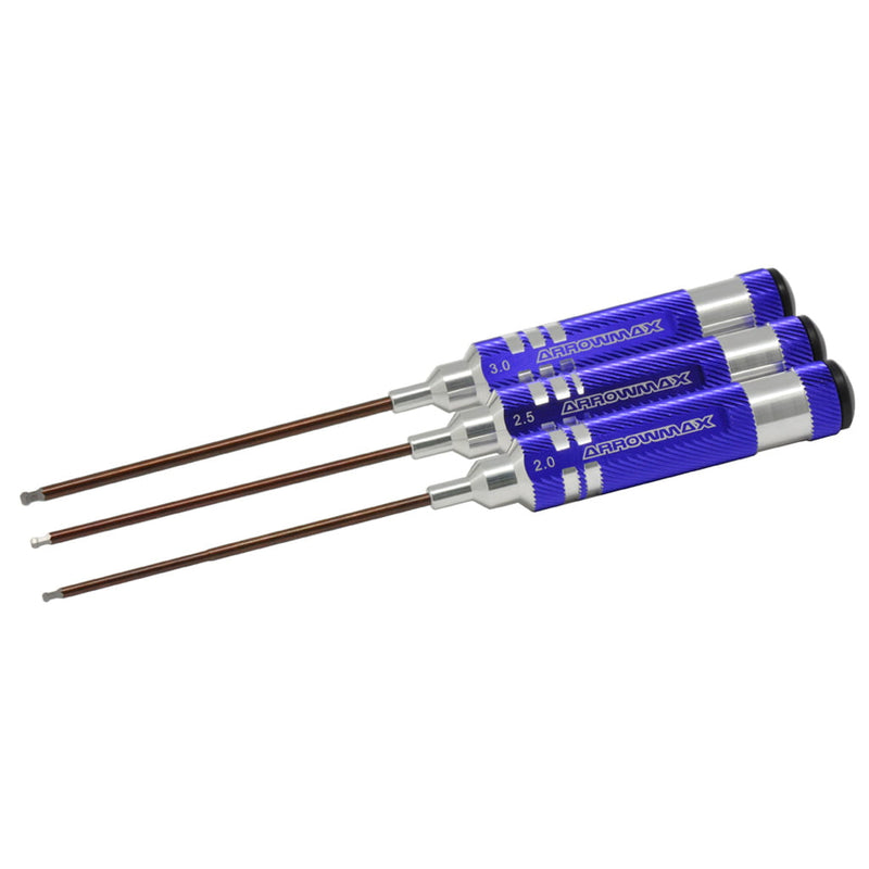 Arrowmax Ball Driver Hex Wrench Set 2.0 2.5 & 3.0x120mm - AM120991