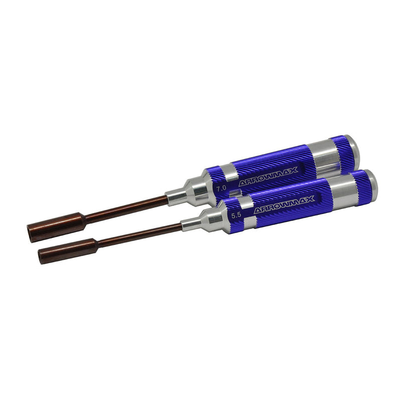 Arrowmax Nut Driver Set 5.5 & 7.0x100mm 2pcs - AM150992