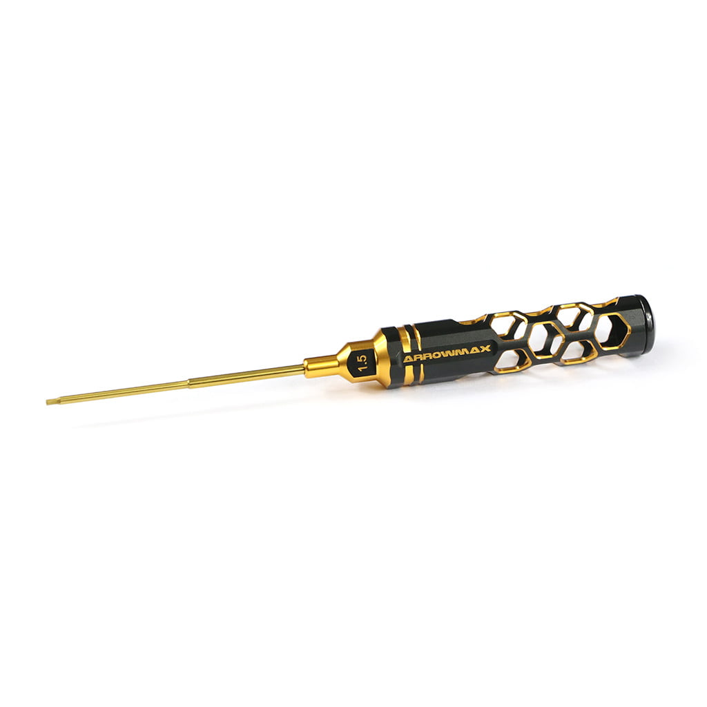 Arrowmax Allen Wrench 1.5 x 100mm Black Golden - AM410116BG