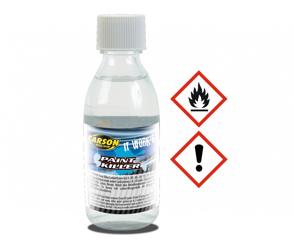 Carson Paint Killer - PAINT REMOVER 100ML BOTTLE for X/XF/TS/AS/PC - C908113