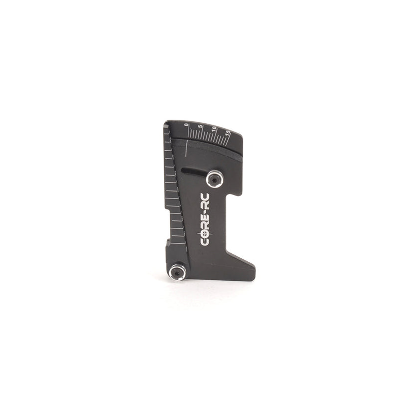 CORE RC ALLOY CAMBER-RIDE HEIGHT GAUGE - BLACK - CR800