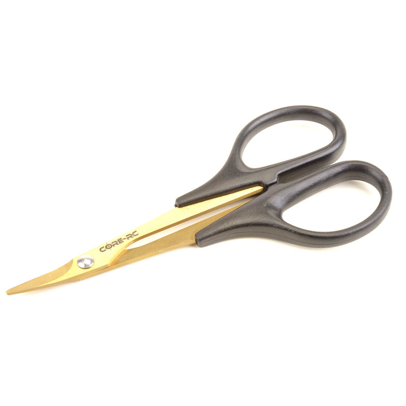CORE RC Curved Body Scissors - Ti Nitride Coated - CR860