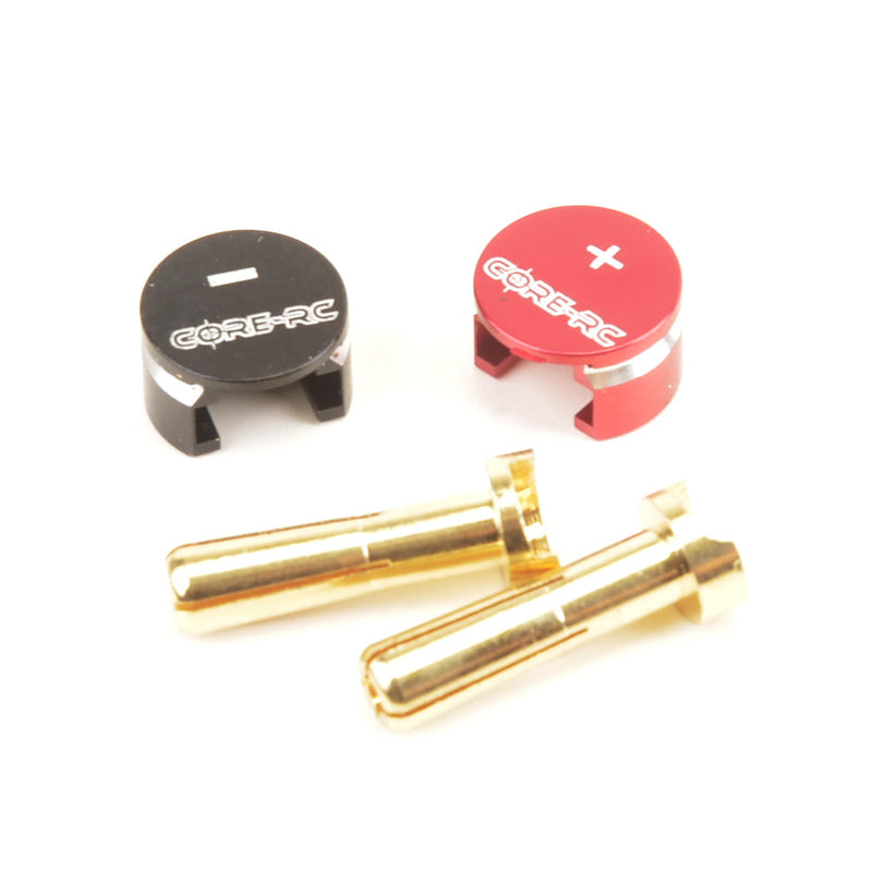 CORE RC Low Pro Heatsink Bullet Plug Grips - 4mm - CR863
