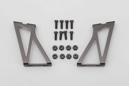 Yokomo Aluminum Wing Stay (Black) for Drift Car - D-057