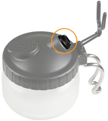 Rubber Airbrush Holder Ring for Cleaning Pot - E-CPOT-HOLDER-RING