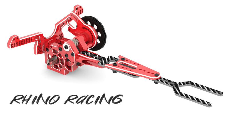 Rhino Racing Shark Gearbox (Red) For YD2 - RR-820R