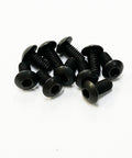 TOPLINE STEEL SCREW BLACK  M3 HEX BUTTON 6mm - TSB-06BK