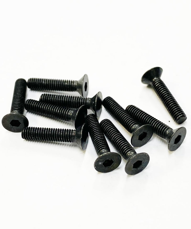 TOPLINE STEEL COUNTERSUNK SCREW BLACK 14mm - TSD-14BK