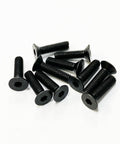 TOPLINE STEEL COUNTERSUNK SCREW BLACK 12mm - TSD-12BK