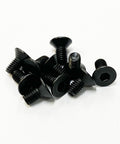 TOPLINE STEEL COUNTERSUNK SCREW BLACK 6mm - TSD-06BK