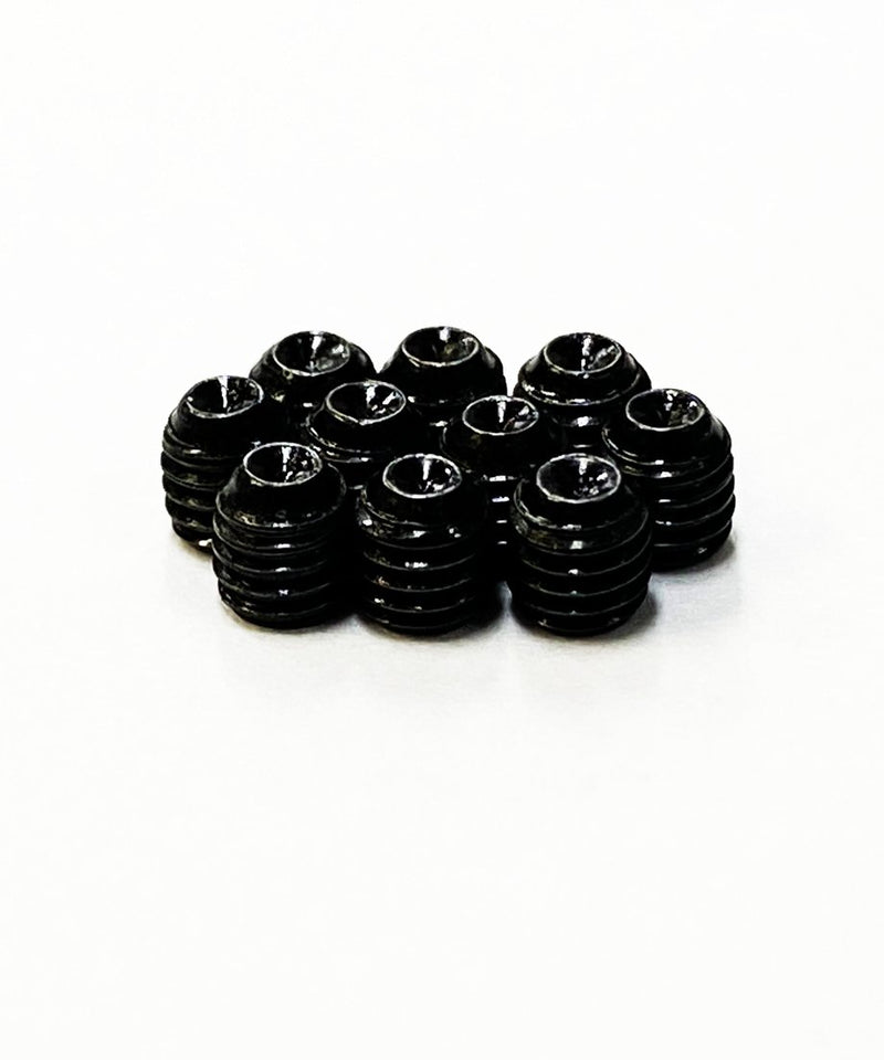 TOPLINE HEXAGON SOCKET SET SCREWS BLACK M3×3mm - THB-03BK