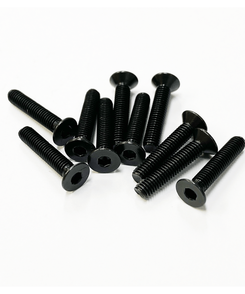 TOPLINE STEEL COUNTERSUNK SCREW BLACK 16mm - TSD-16BK