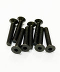 TOPLINE STEEL COUNTERSUNK SCREW BLACK 18mm - TSD-18BK