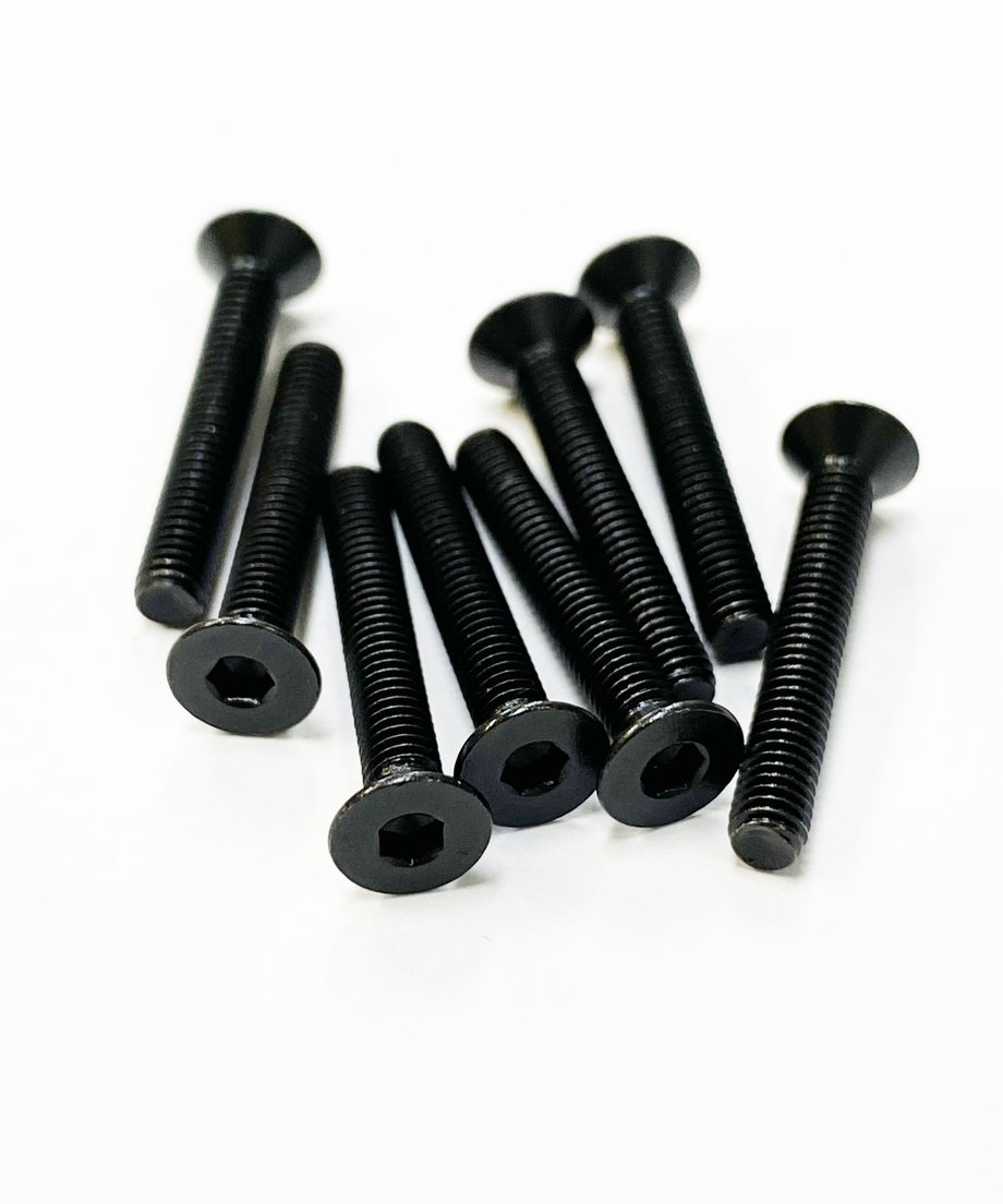 TOPLINE STEEL COUNTERSUNK SCREW BLACK 20mm - TSD-20BK