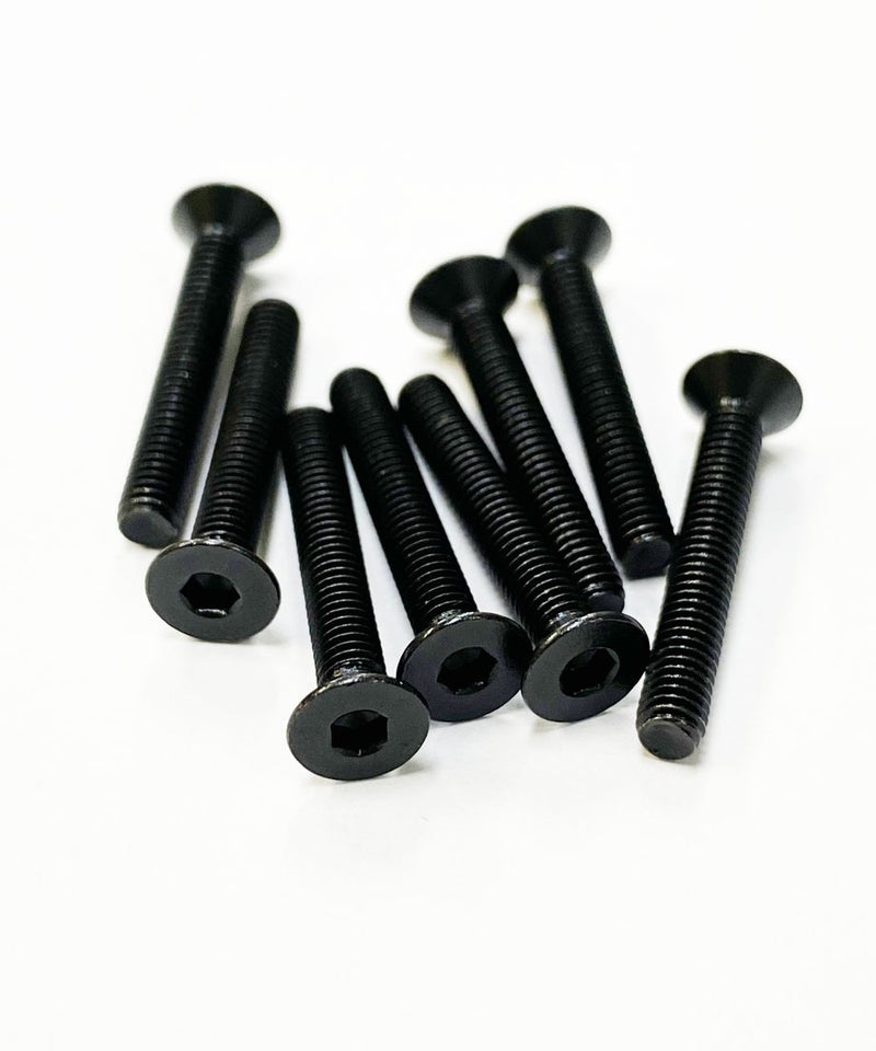 TOPLINE STEEL COUNTERSUNK SCREW BLACK 20mm - TSD-20BK