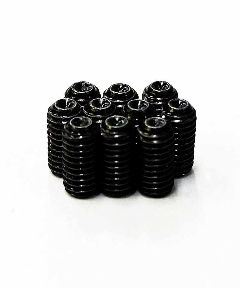 TOPLINE HEXAGON SOCKET SET SCREWS BLACK M3×6mm - THB-06BK