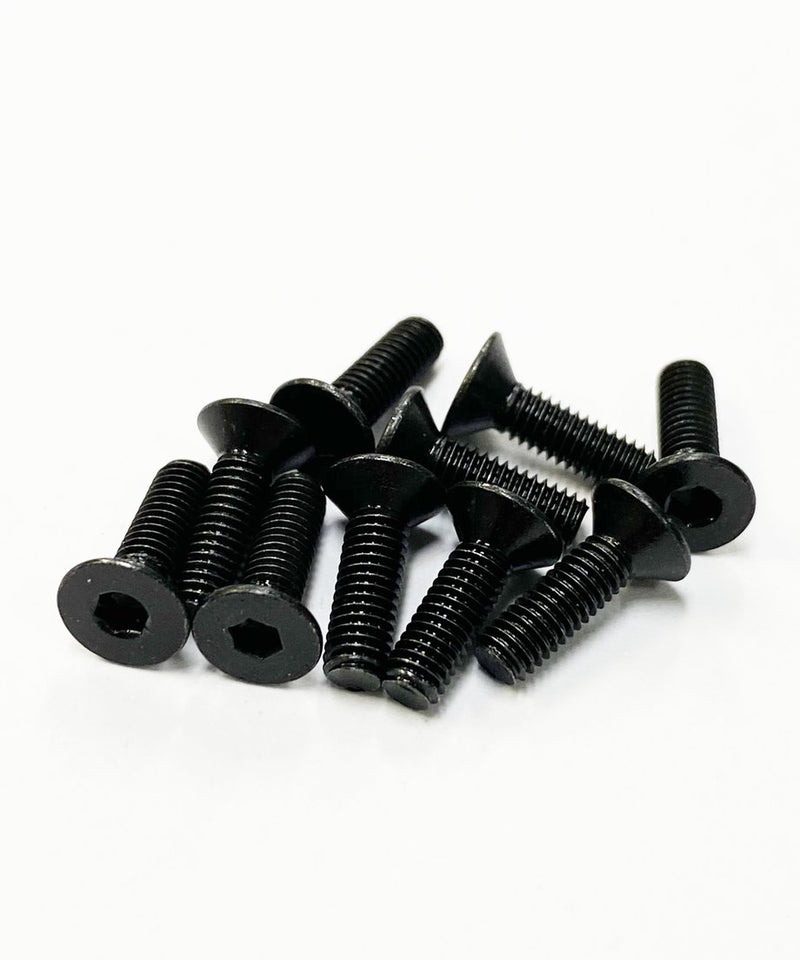 TOPLINE STEEL COUNTERSUNK SCREW BLACK 10mm - TSD-10BK