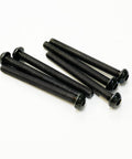 TOPLINE STEEL SCREW BLACK  M3 HEX BUTTON 30mm - TSB-30BK
