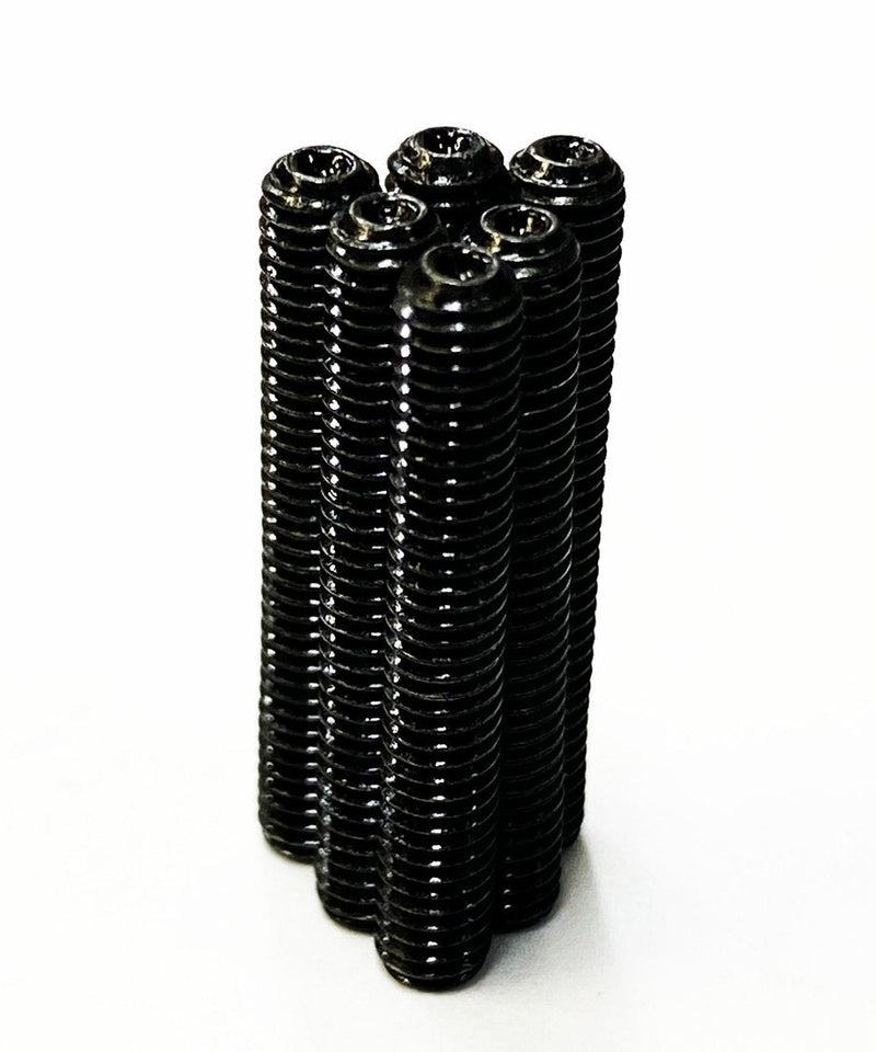 TOPLINE HEXAGON SOCKET SET SCREWS BLACK M3×20mm - THB-20BK