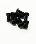 TOPLINE STEEL SCREW BLACK  M3 HEX BUTTON 8mm -TSB-08BK