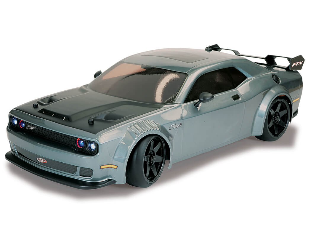FTX STINGER 1:10 ON-ROAD STREET BRUSHLESS RTR CAR - GREY - FTX5492G
