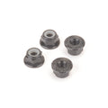 M4 Alloy Serrated Nyloc Nuts - Black - 4pcs - MK5485BK