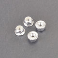 M4 Alloy Serrated Nyloc Nuts - Silver - 4pcs - MK5485S