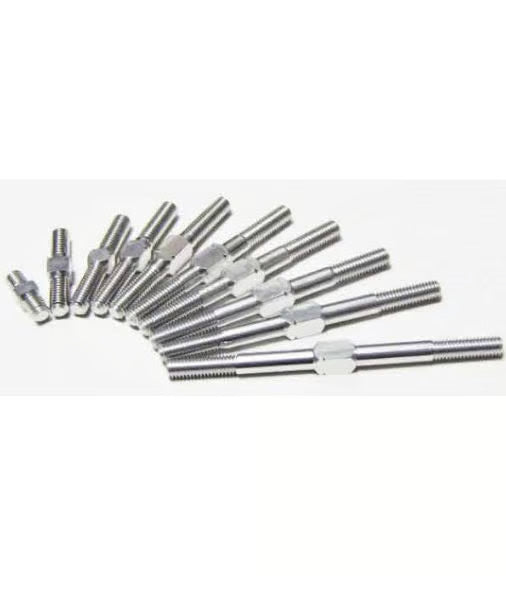 TOPLINE Duralumin Turnbuckle 17mm Silver (2pcs) - TT-17SI