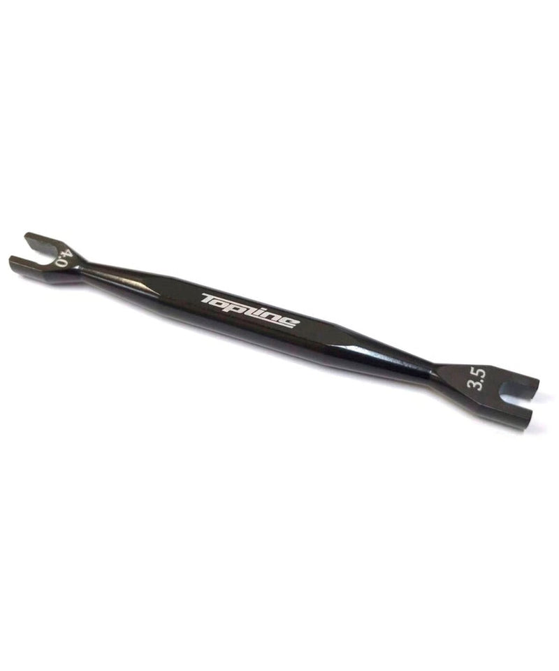 TOPLINE 7075 Turnbuckle Wrench 3.5mm×4.0mm Black - TP-193BK