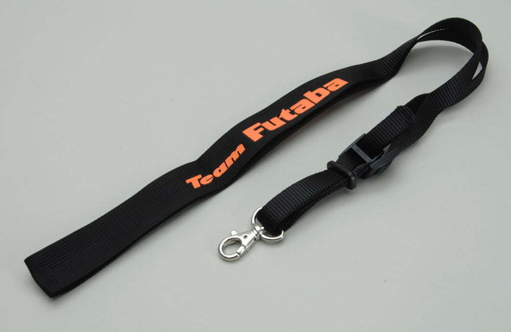 Team Futaba Neck Strap - Black & Orange - P-EBB1063