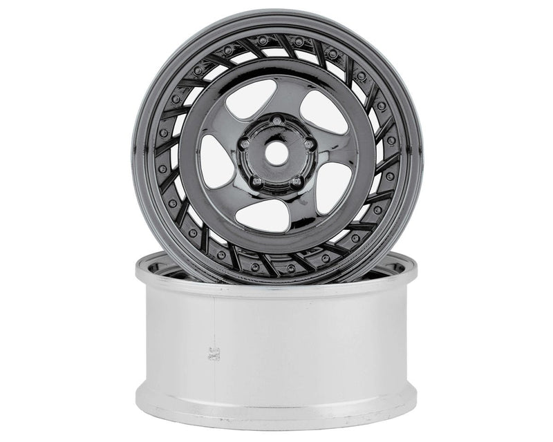WORLD PRO SSR Formula AERO SPOKE WHEEL (deep rim) offset 8 Black Chrome (2pcs) - WW-0608BC