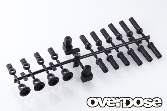 OVERDOSE Ball Cap /Shock Parts Set (Molybdenum) - OD1171b