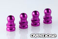OVERDOSE Aluminum Shock Stand Off (Purple/4pcs) - OD1527b