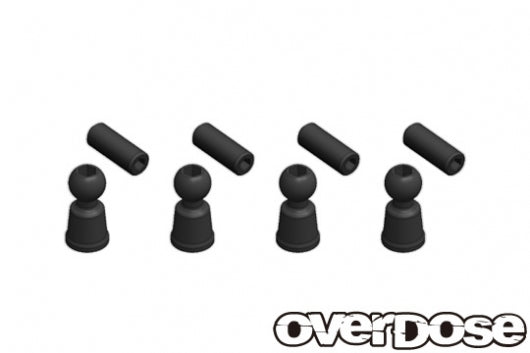 OVERDOSE φ4.3 Ball Stud (4mm Long) - OD2293b