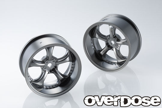 OVERDOSE WORK VS KF (Matte Black Metal Chrome/OFF+7) 2pcs - OD2727b