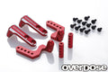 OVERDOSE Aluminum Rear Body Mount (For GALM series / Red) - OD2884