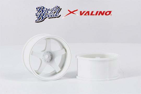 BUZZ BREAK GV117D Wheel R-SPEC 26mm (White/OFF+7) (2Pcs) - BB-RW-003