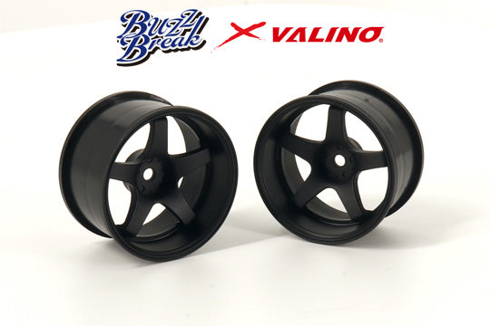 BUZZ BREAK GV117D Wheel R-SPEC 30mm (Black/OFF+9) - BB-RW-006