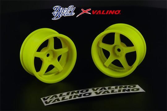 BUZZ BREAK R-SPEC Gokutan 26mm (Flo Green/+7mm) (2Pcs) BB-RW-007