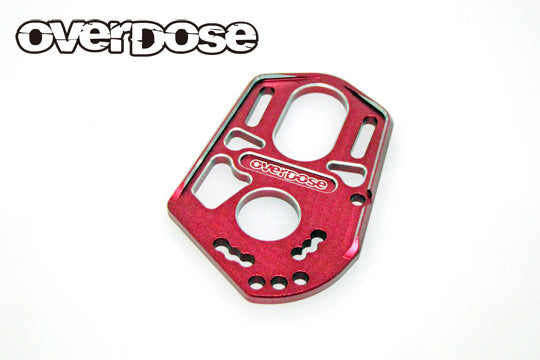 OVERDOSE High Mount Motor Plate (For OD3878/Red) - OD3915