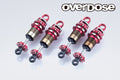 OVERDOSE High-Grade Shock Set spec.4 (Full adjustable 4 Set / Red) - OD3901
