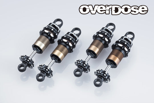 OVERDOSE High-Grade Shock Set spec.4 (Full adjustable 4 Set / Black) - OD3902