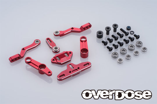 OVERDOSE Triple Link Steering Wiper Set Type-2 (For GALM / Red) - OD3922