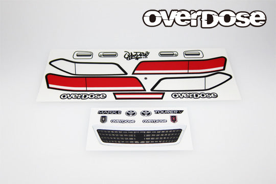 OVERDOSE 3D Graphic Series Weld MarkⅡ Light & Grill Emblem Set (For OD3917) - OD3918