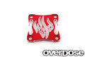 OVERDOSE OD Aluminum Cooling Fan Cover ver.2 (30x30mm/Red) - OD3971