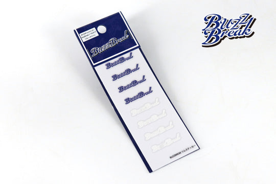 Buzz Break Cut-Out Rim Sticker (BuzzBreak Standard Type / Blue ・White) - BB-ST-007
